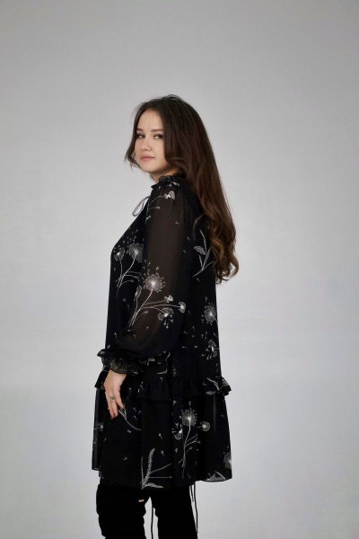 Платье Svetlana-Style 1696 черный+цветы - фото 2