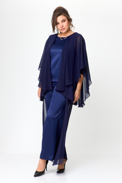 Блуза, брюки, топ Solomeya Lux 960 синий - фото 11