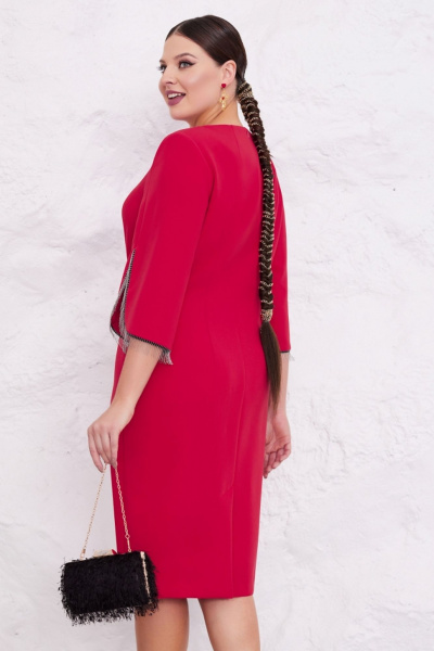 Платье Lissana 4847 красный - фото 7