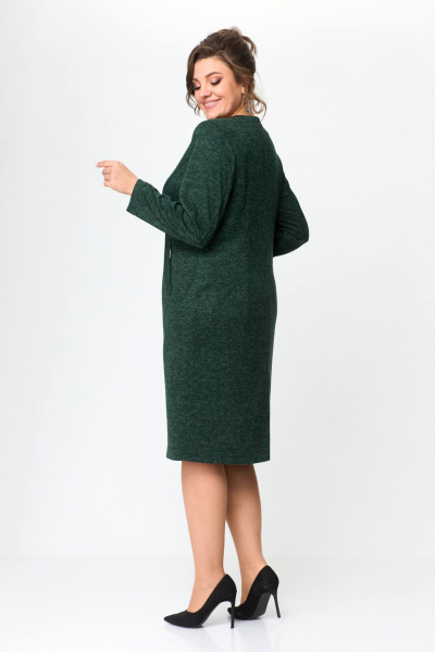 Платье TrikoTex Stil М5916 зелень - фото 6