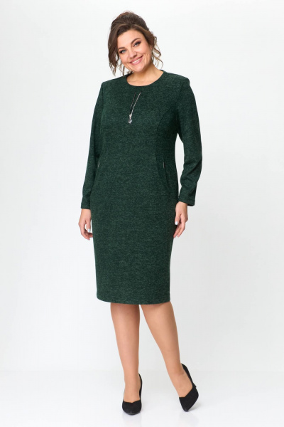 Платье TrikoTex Stil М5916 зелень - фото 2