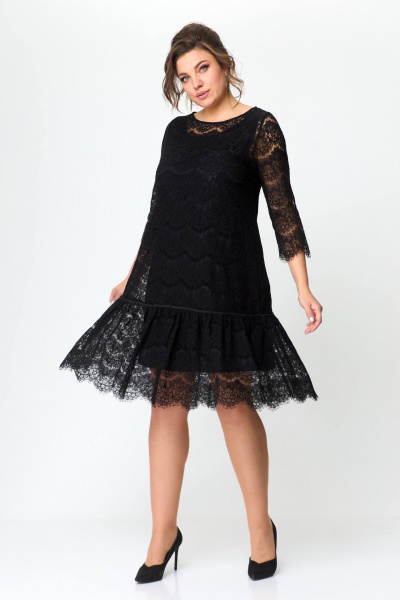 Платье TrikoTex Stil 0522 черный - фото 2