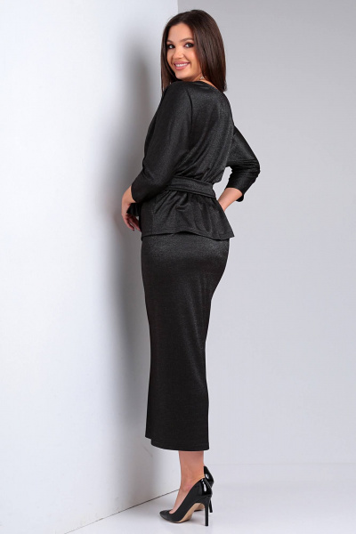 Блуза, юбка Таир-Гранд 5308 черный - фото 4