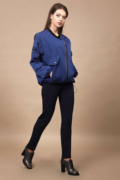 Брюки, куртка Alani Collection 662 темно-синий - фото 1