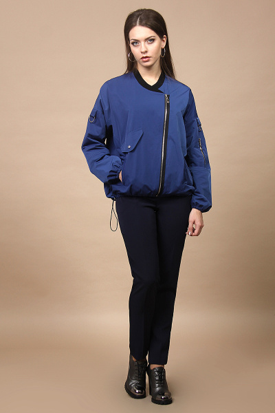 Брюки, куртка Alani Collection 662 темно-синий - фото 2