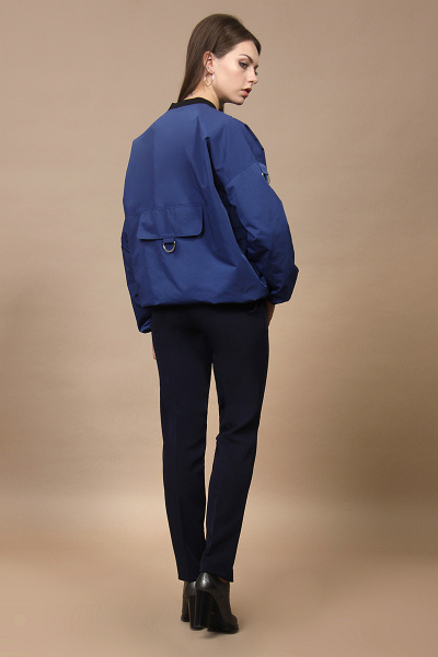 Брюки, куртка Alani Collection 662 темно-синий - фото 3
