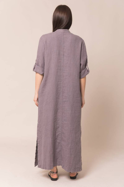 Платье Ружана 405-2 серый - фото 4