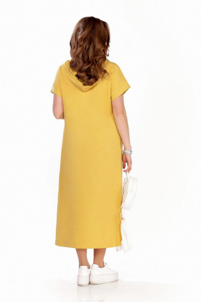 Платье TEZA 1244 желтый - фото 4
