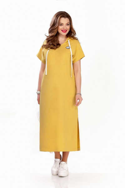 Платье TEZA 1244 желтый - фото 1