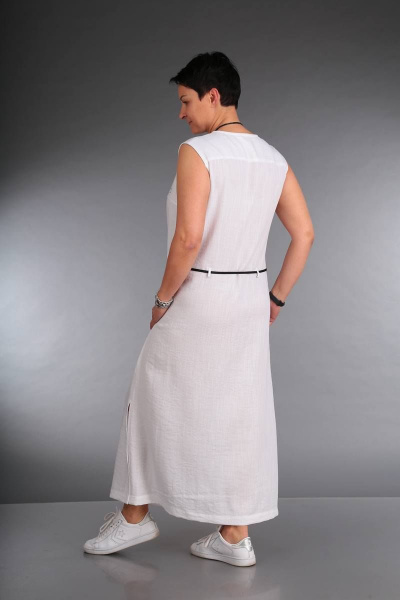 Платье ZigzagStyle 319 белый - фото 3
