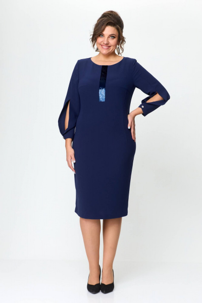 Платье Karina deLux M-1198 синий - фото 1