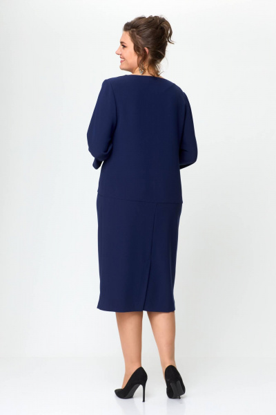 Платье Karina deLux M-1201 синий - фото 5