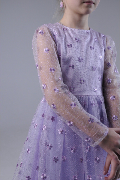 Платье Tammi 1Т31-23/3 фиолетовый - фото 5
