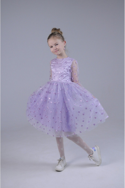 Платье Tammi 1Т31-23/3 фиолетовый - фото 1