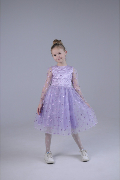 Платье Tammi 1Т31-23/3 фиолетовый - фото 3