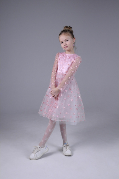 Платье Tammi 1Т31-23/1 персиковый - фото 4
