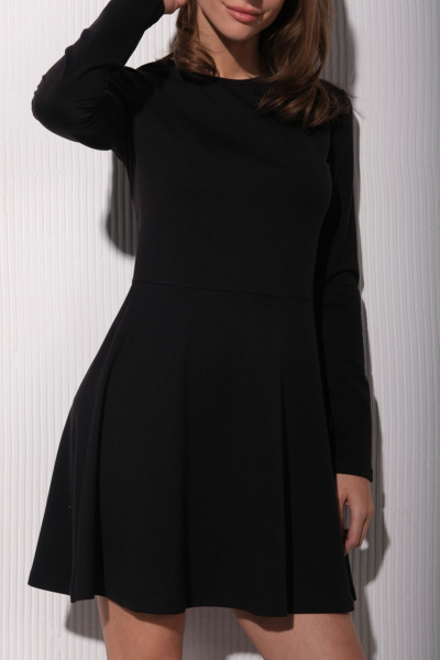 Платье Luitui R1087 черный - фото 2