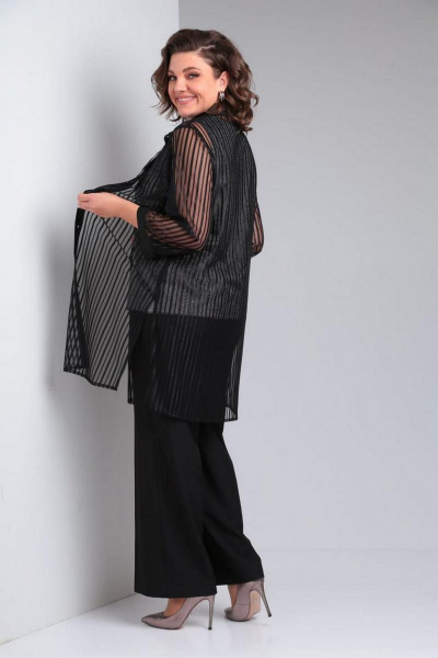 Блуза, брюки, топ Милора-стиль 1187 чёрный - фото 2