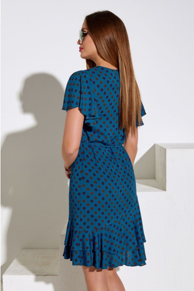 Платье Lissana 4042 синий - фото 4