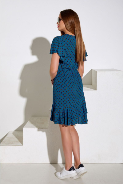 Платье Lissana 4042 синий - фото 3