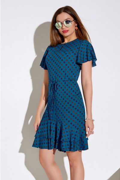 Платье Lissana 4042 синий - фото 1