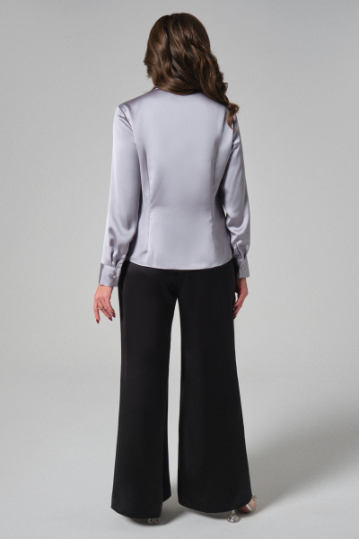 Блуза Панда 157643w светло-серый - фото 2