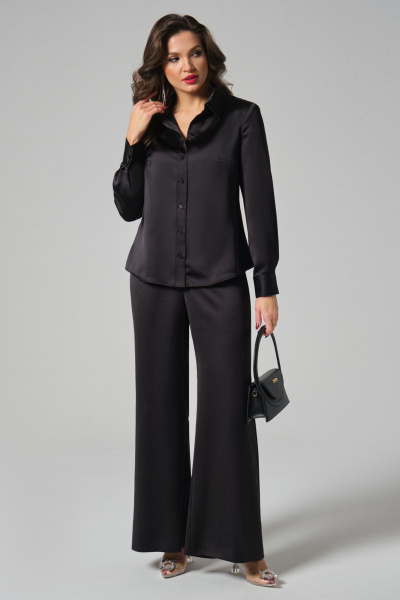 Блуза Панда 157643w черный - фото 1