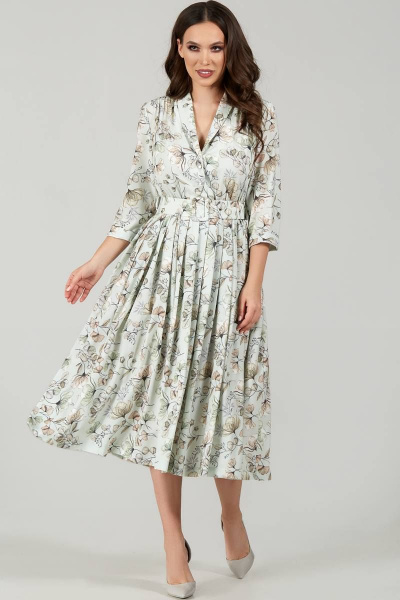 Платье, пояс Teffi Style L-1425 мятный - фото 2