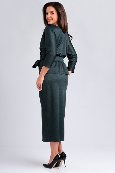Блуза, юбка Таир-Гранд 5308 изумруд - фото 2