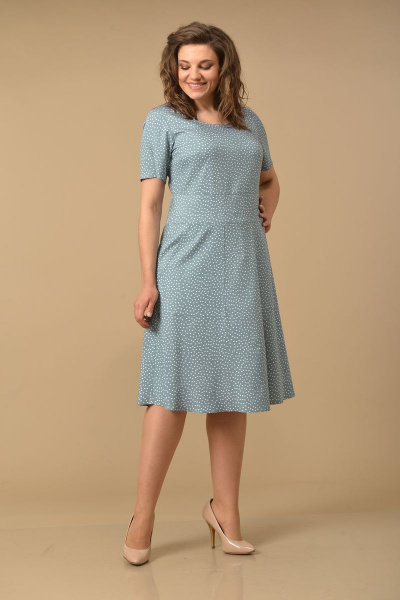 Платье Lady Style Classic 2073 голубой - фото 1