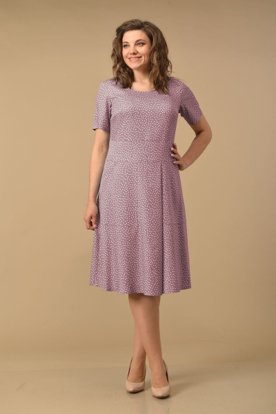 Платье Lady Style Classic 2073/1 розовый - фото 1