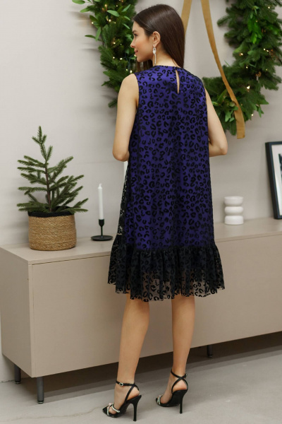 Платье Ivera 1136 фиолетовый - фото 2