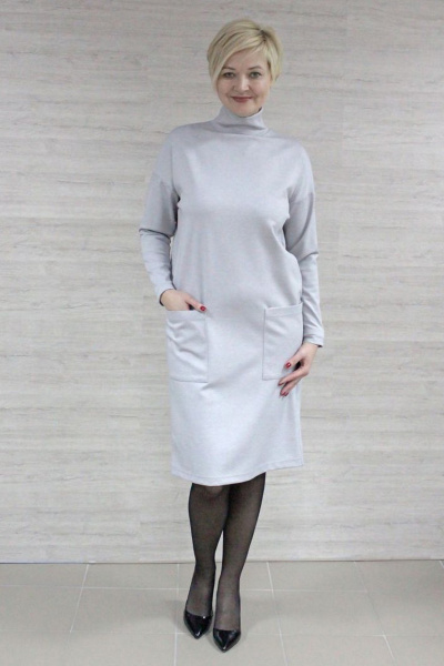 Платье Ivera 433 св.серый - фото 1