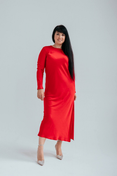 Платье SK Brand SK7126 красный - фото 1