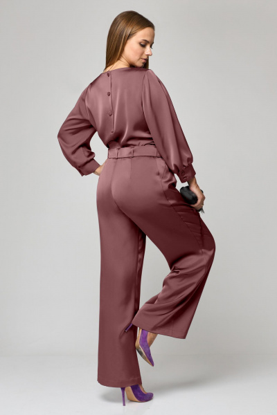 Блуза, брюки Мишель стиль 1160 розово-бежевый - фото 2