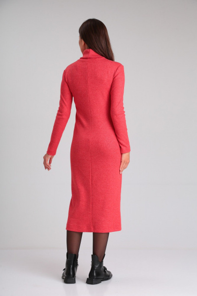 Платье T&N 7483 красный_пыльный - фото 4
