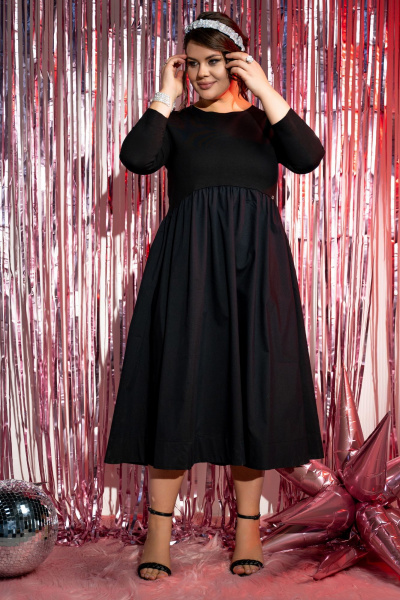 Платье Andina 828 черный - фото 20