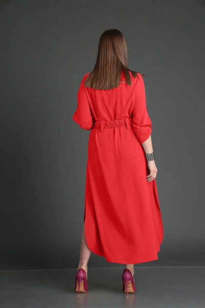 Платье Viola Style 0833 красный - фото 2