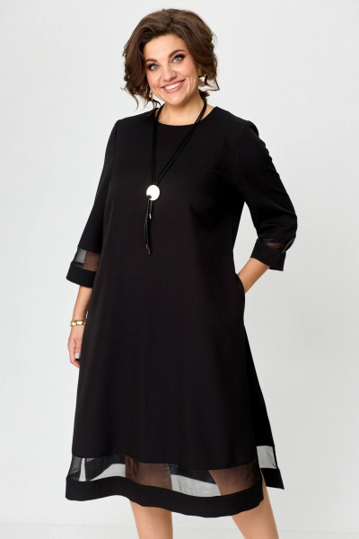 Платье LadisLine 1483 черный - фото 5