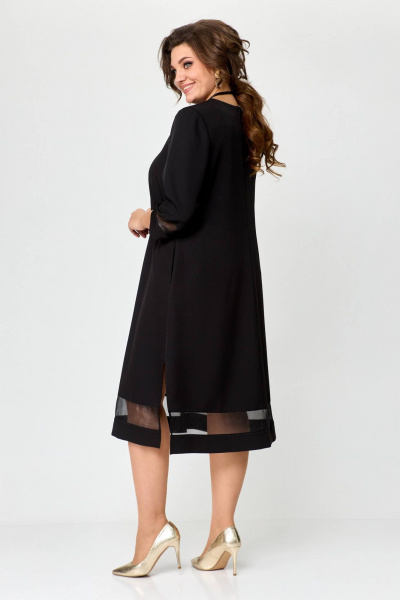 Платье LadisLine 1483 черный - фото 4