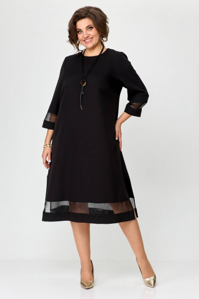 Платье LadisLine 1483 черный - фото 2