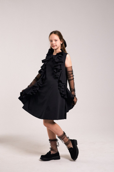 Платье Colibri А255 черный - фото 7