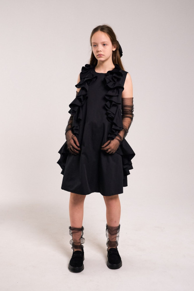 Платье Colibri А255 черный - фото 4