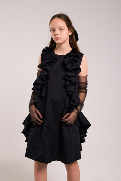 Платье Colibri А255 черный - фото 1