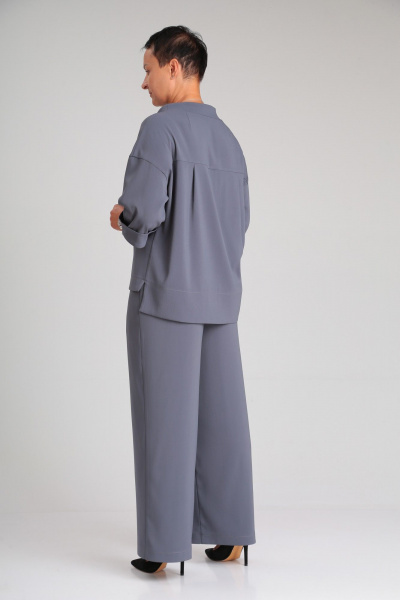 Блуза, брюки ZigzagStyle 482 серый - фото 4