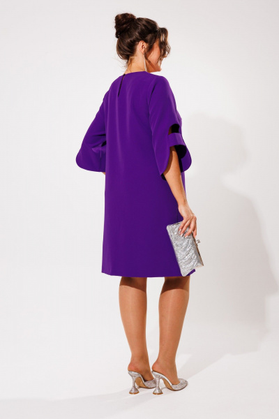 Платье Anelli 1447 фиолетовый - фото 2