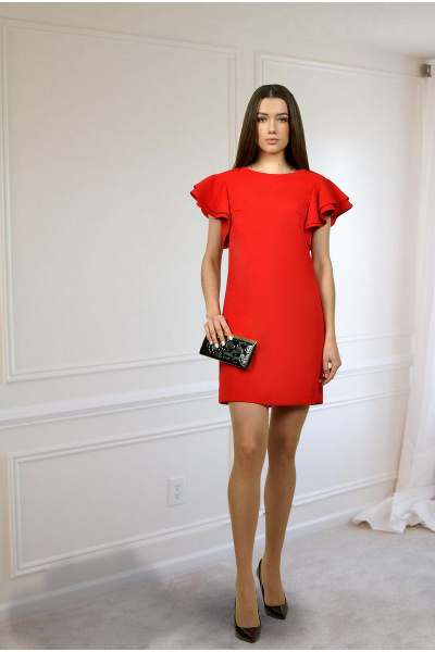 Платье Talia fashion Пл-074 красный - фото 1