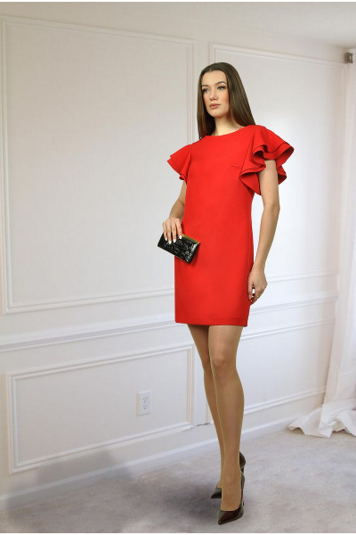 Платье Talia fashion Пл-074 красный - фото 2
