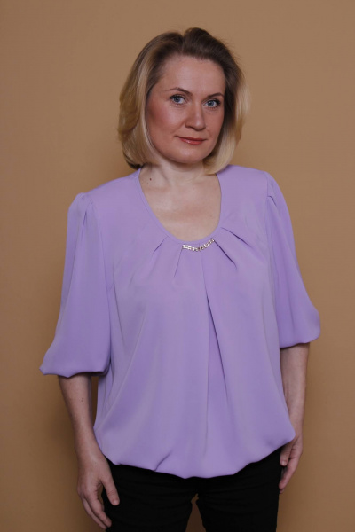 Блуза MIRSINA FASHION 1270 лиловый - фото 1