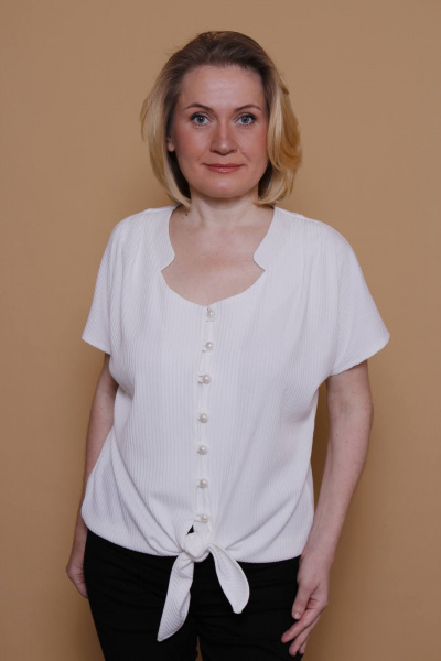 Блуза MIRSINA FASHION 1208 молочный - фото 1